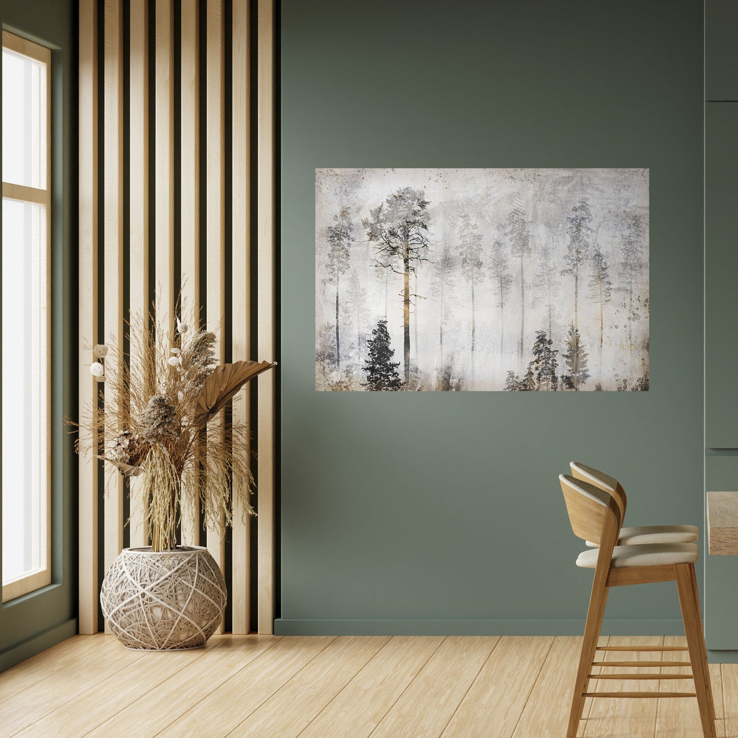 FADE IN THE TREES Poster orizzontale staccabile e attaccabile