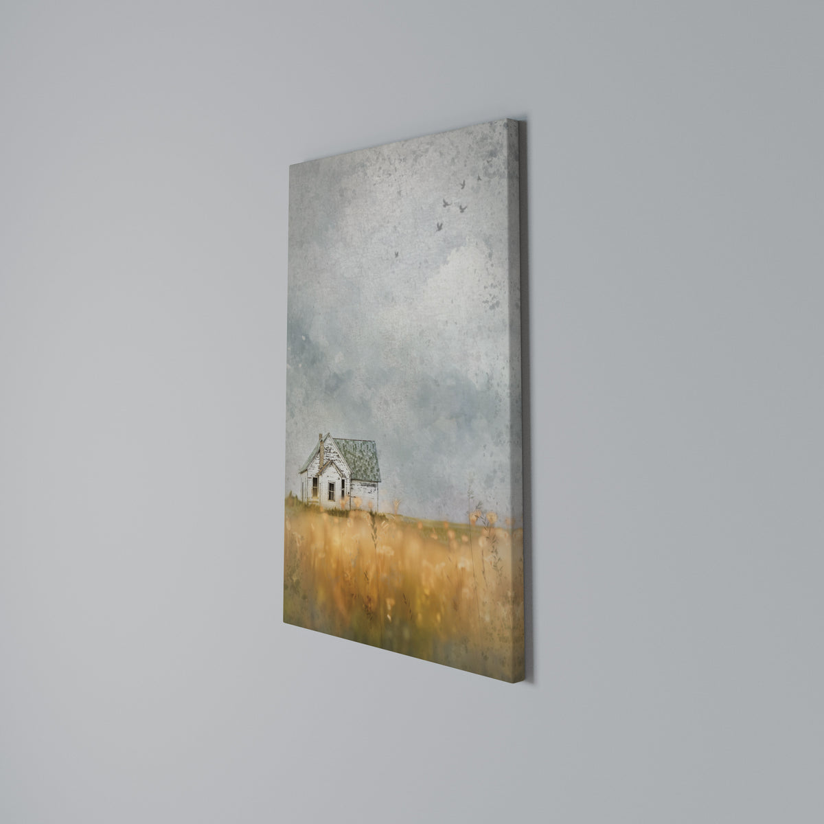 FIELDS OF FADING LIGHT Stampa su tela verticale