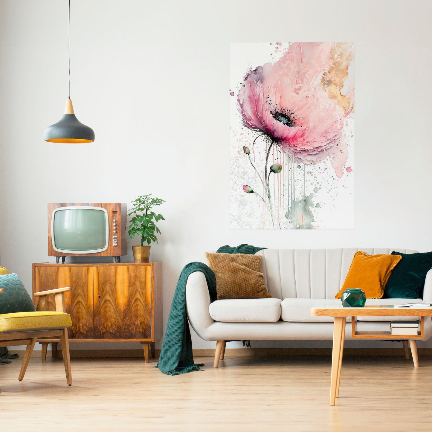 Poster verticale VIVID TRANQUILITY stacca e attacca