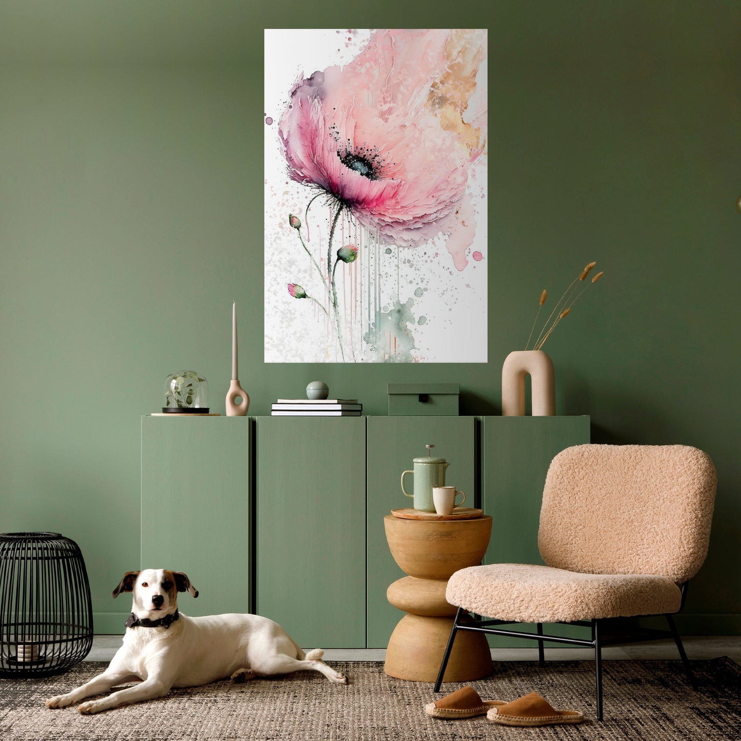Poster verticale VIVID TRANQUILITY stacca e attacca