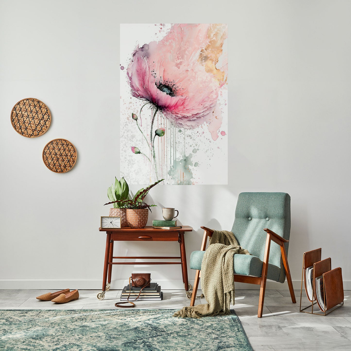 Poster verticale VIVID TRANQUILITY stacca e attacca