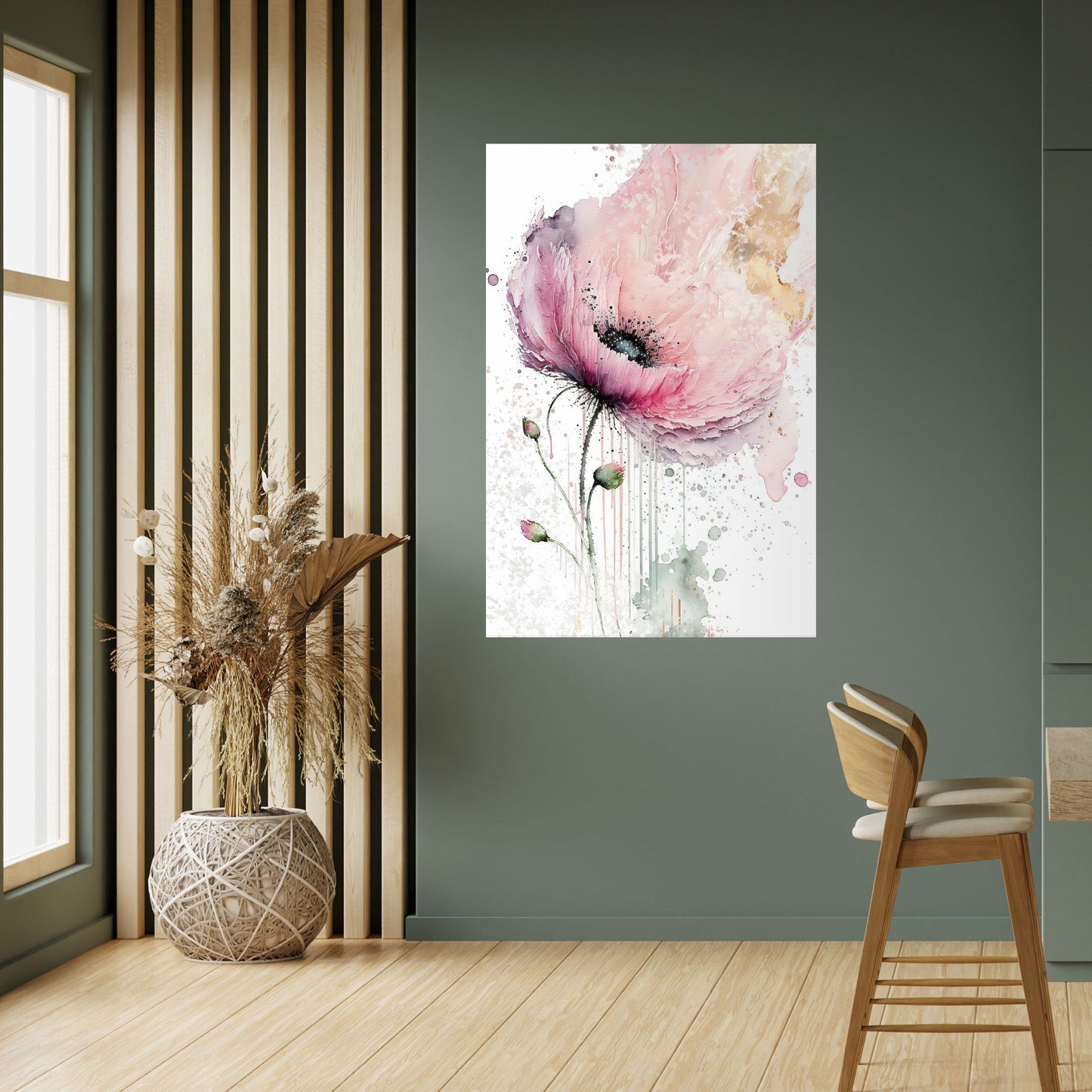 Poster verticale VIVID TRANQUILITY stacca e attacca