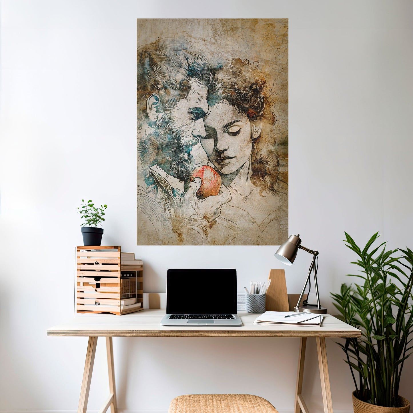 Poster verticale staccabile e attaccabile "SUSBURRI DI TENTAZIONE"