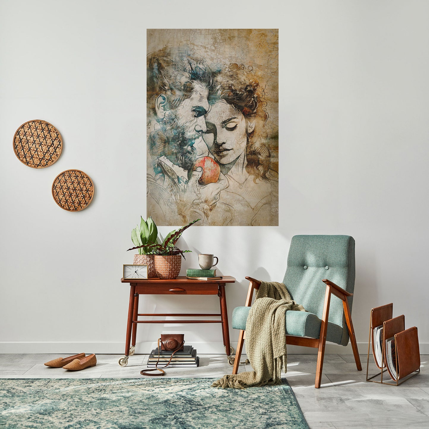 Poster verticale staccabile e attaccabile "SUSBURRI DI TENTAZIONE"