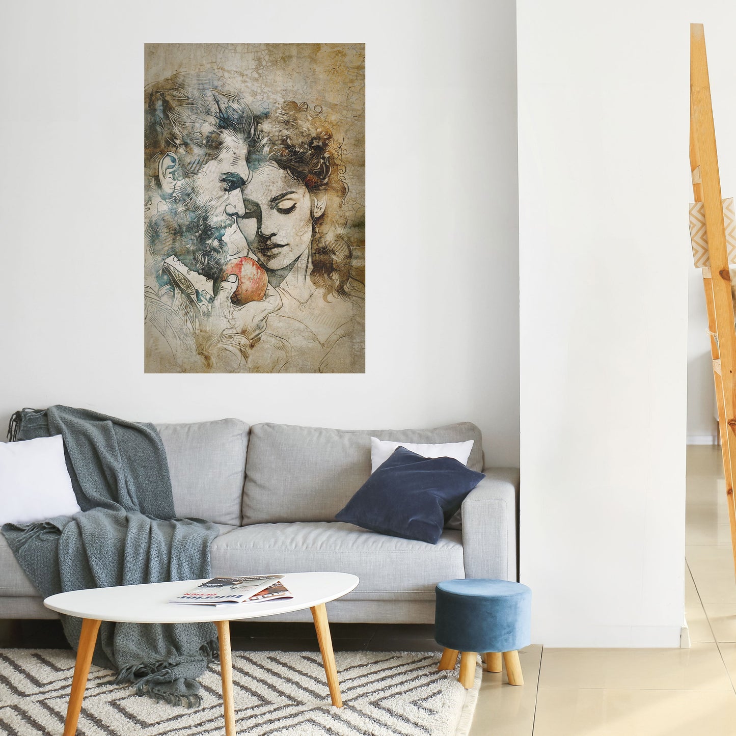 Poster verticale staccabile e attaccabile "SUSBURRI DI TENTAZIONE"