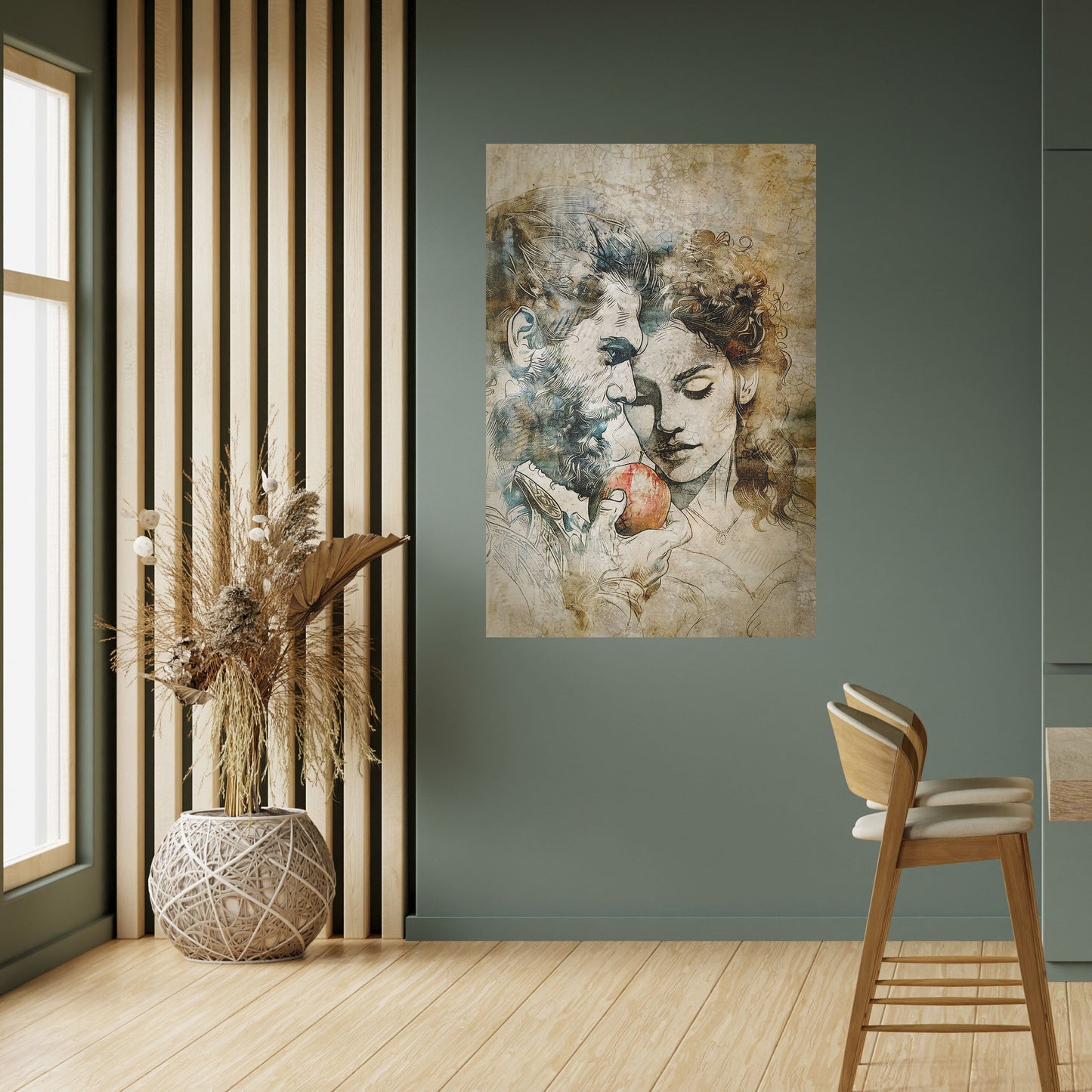 Poster verticale staccabile e attaccabile "SUSBURRI DI TENTAZIONE"