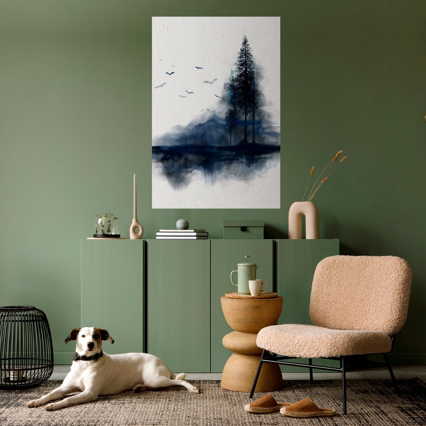 MISTY RECOLLECTION Poster verticale staccabile e attaccabile