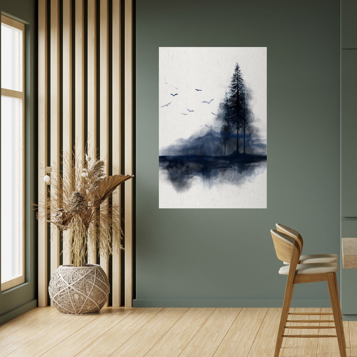 MISTY RECOLLECTION Poster verticale staccabile e attaccabile