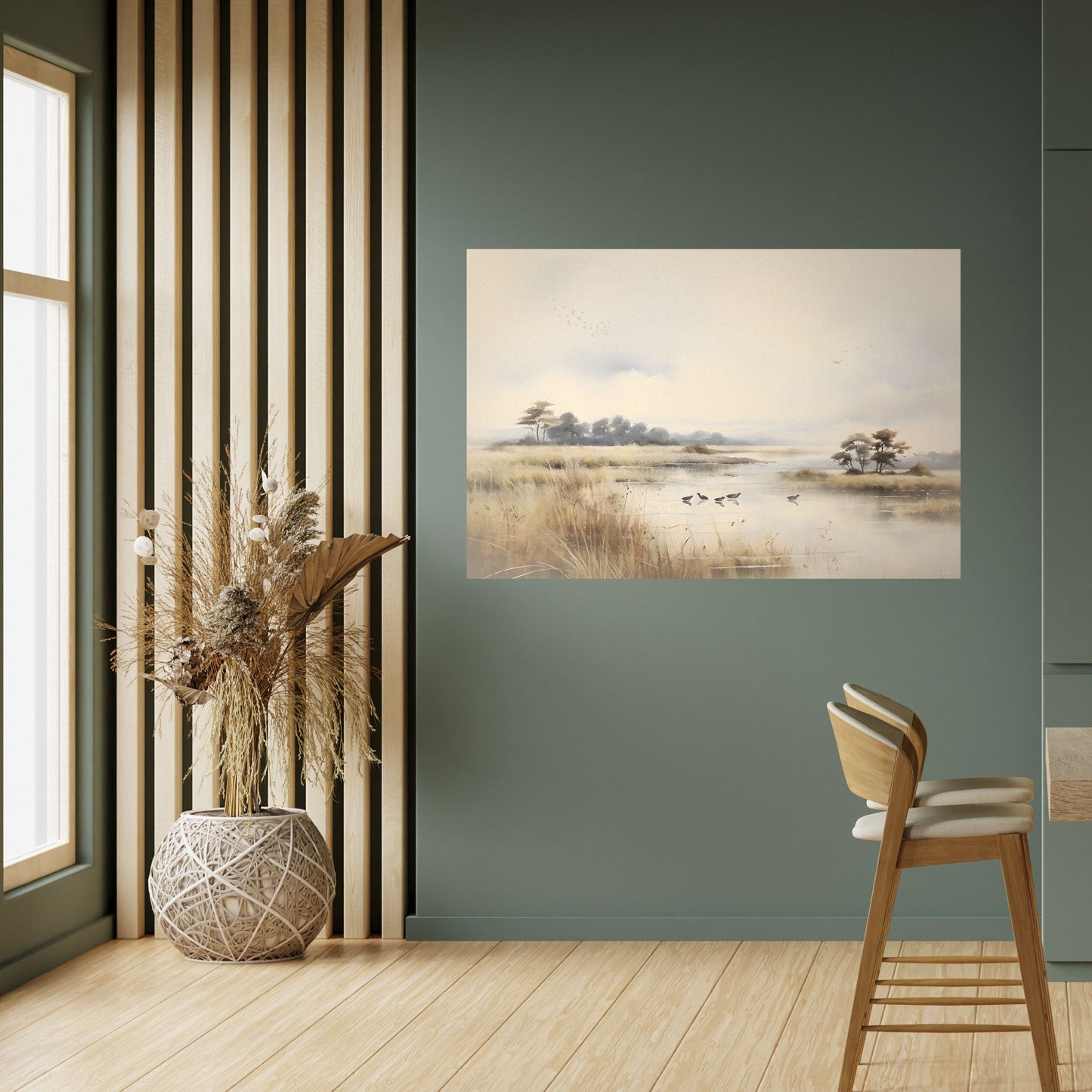 Poster orizzontale staccabile e attaccabile LAKESIDE NOSTALGY