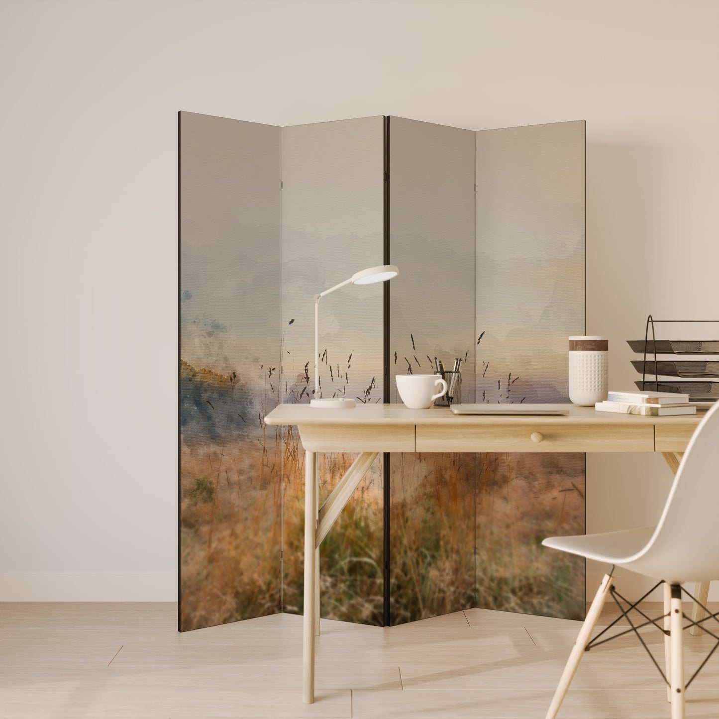 SUMMERTIME SADNESS - Divisorio decorativo per ambienti a 4 pannelli