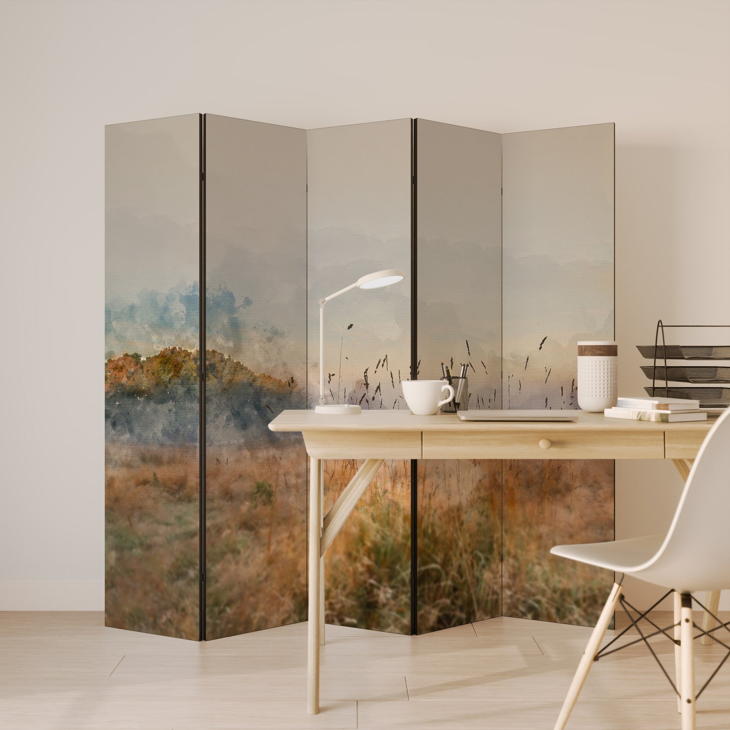 SUMMERTIME SADNESS - Divisorio decorativo per ambienti a 5 pannelli