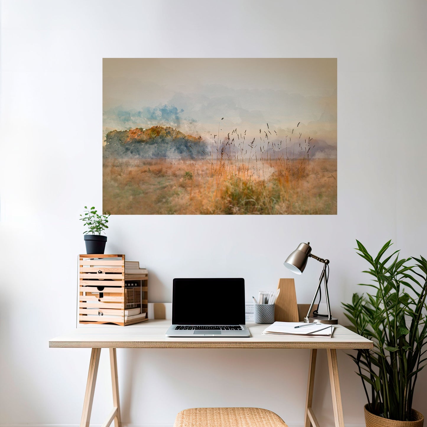 TRISTEZZA ESTIVA Poster orizzontale staccabile e attaccabile