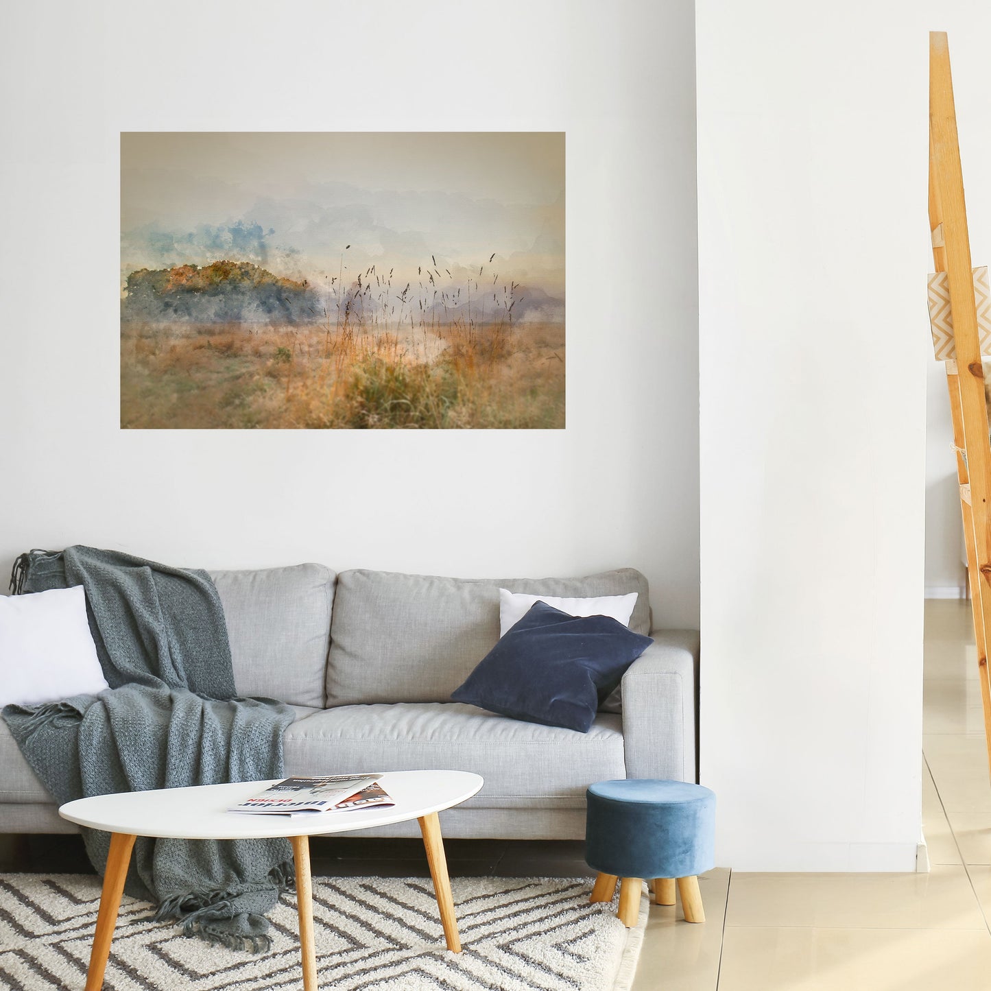 TRISTEZZA ESTIVA Poster orizzontale staccabile e attaccabile