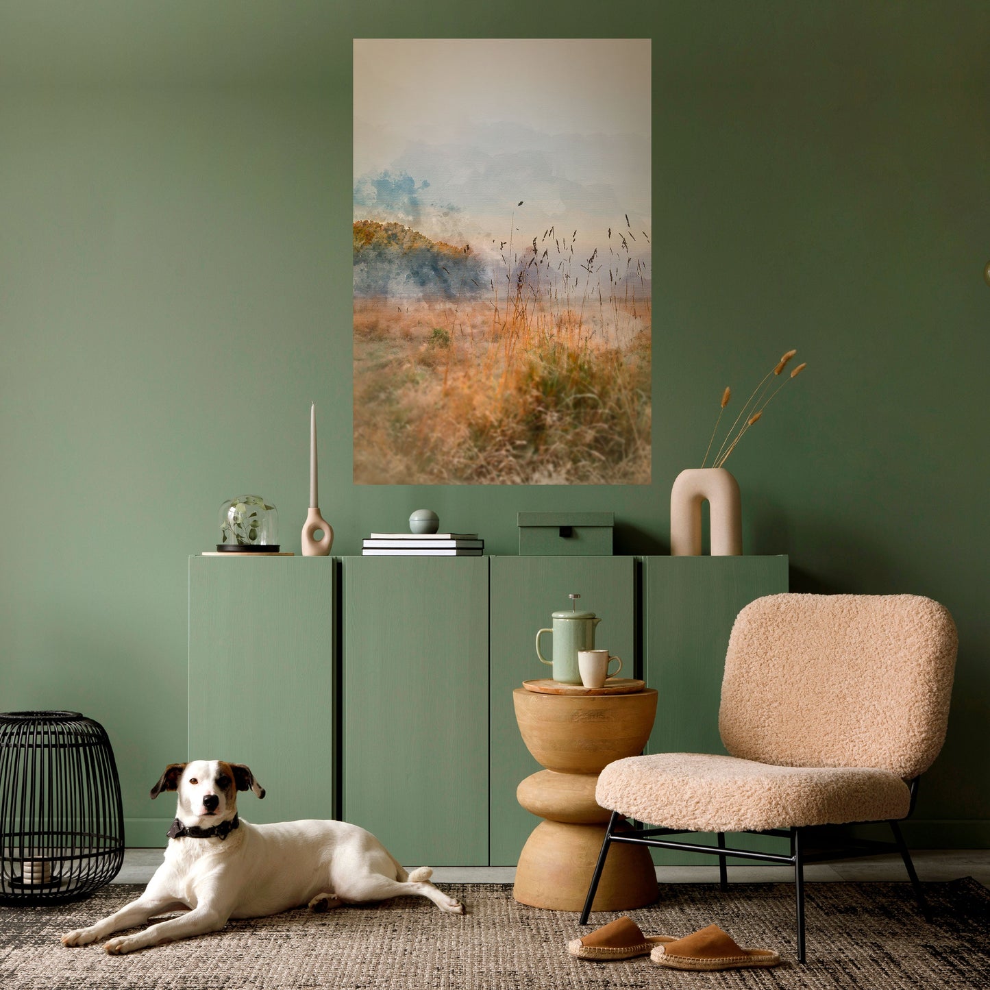 TRISTEZZA ESTIVA Poster verticale staccabile e attaccabile