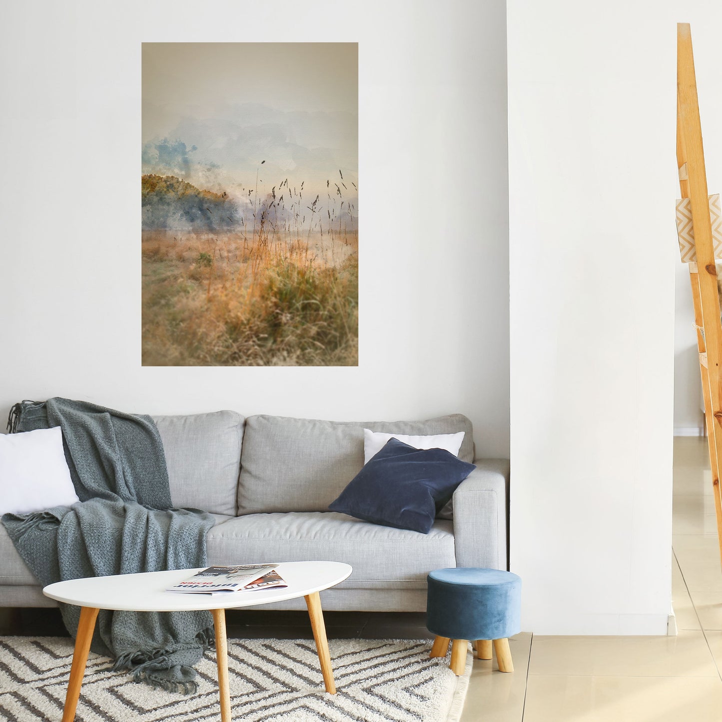 TRISTEZZA ESTIVA Poster verticale staccabile e attaccabile
