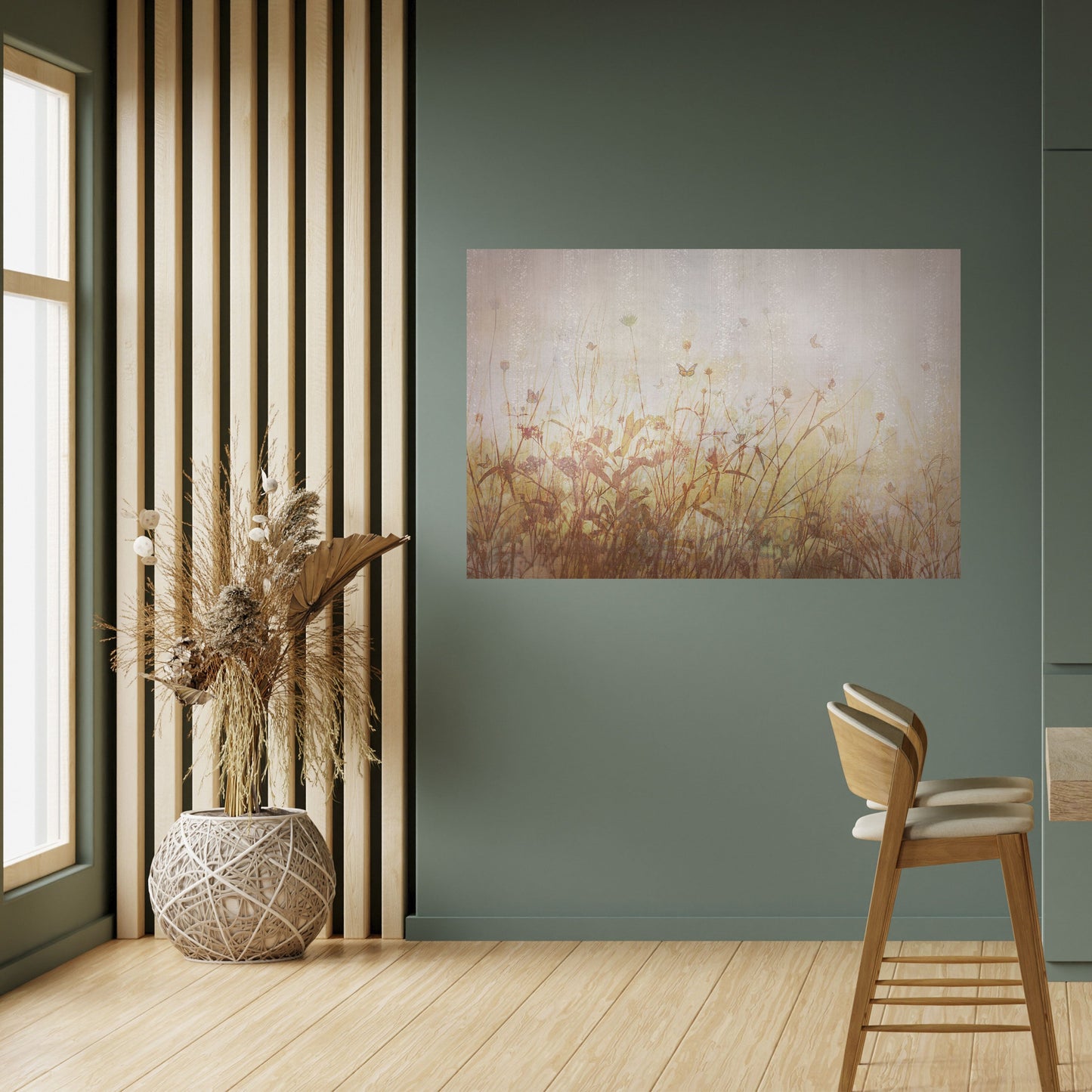 Poster orizzontale staccabile e attaccabile MEADOW BUTTERFLIES
