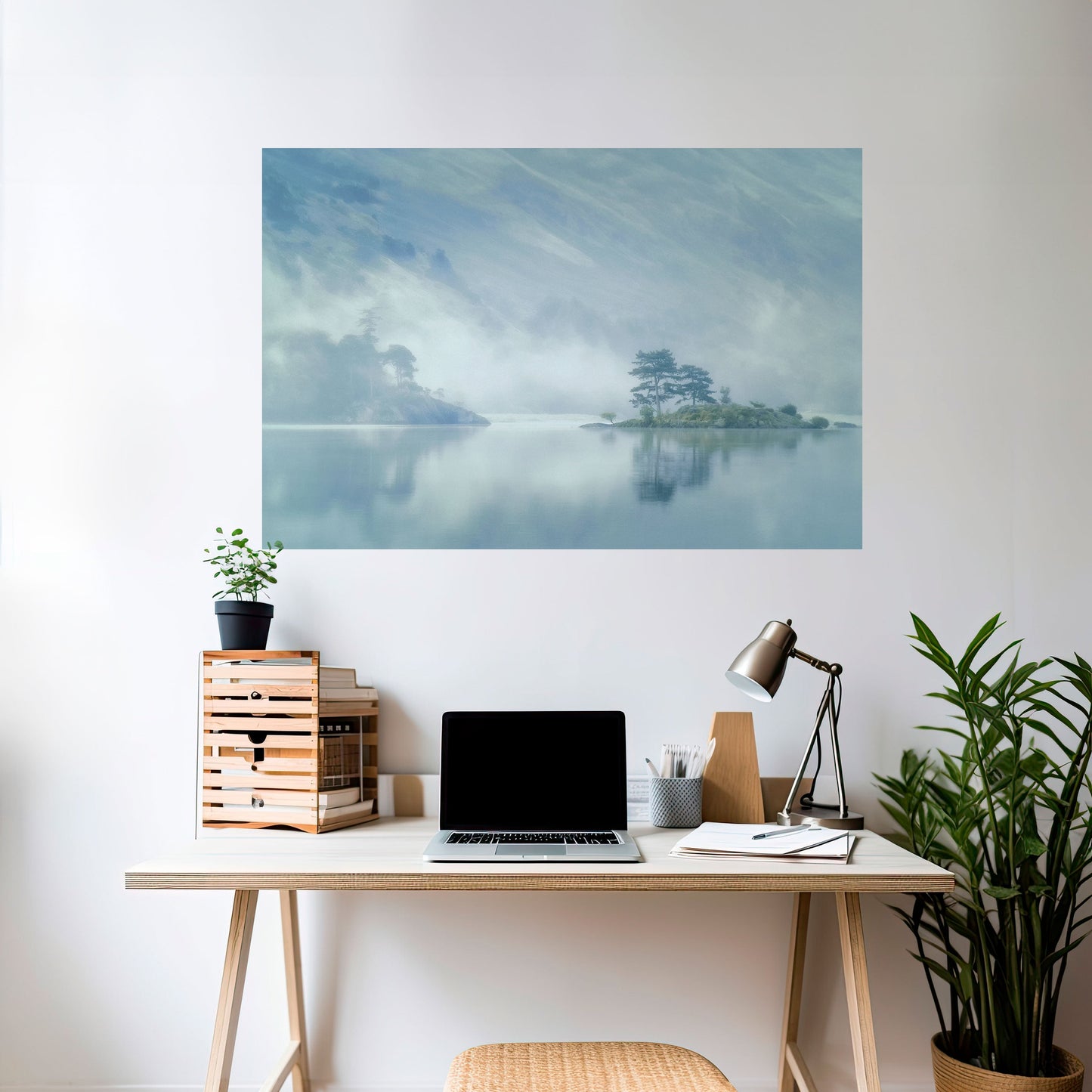 SILVER LAKE Poster orizzontale staccabile e attaccabile