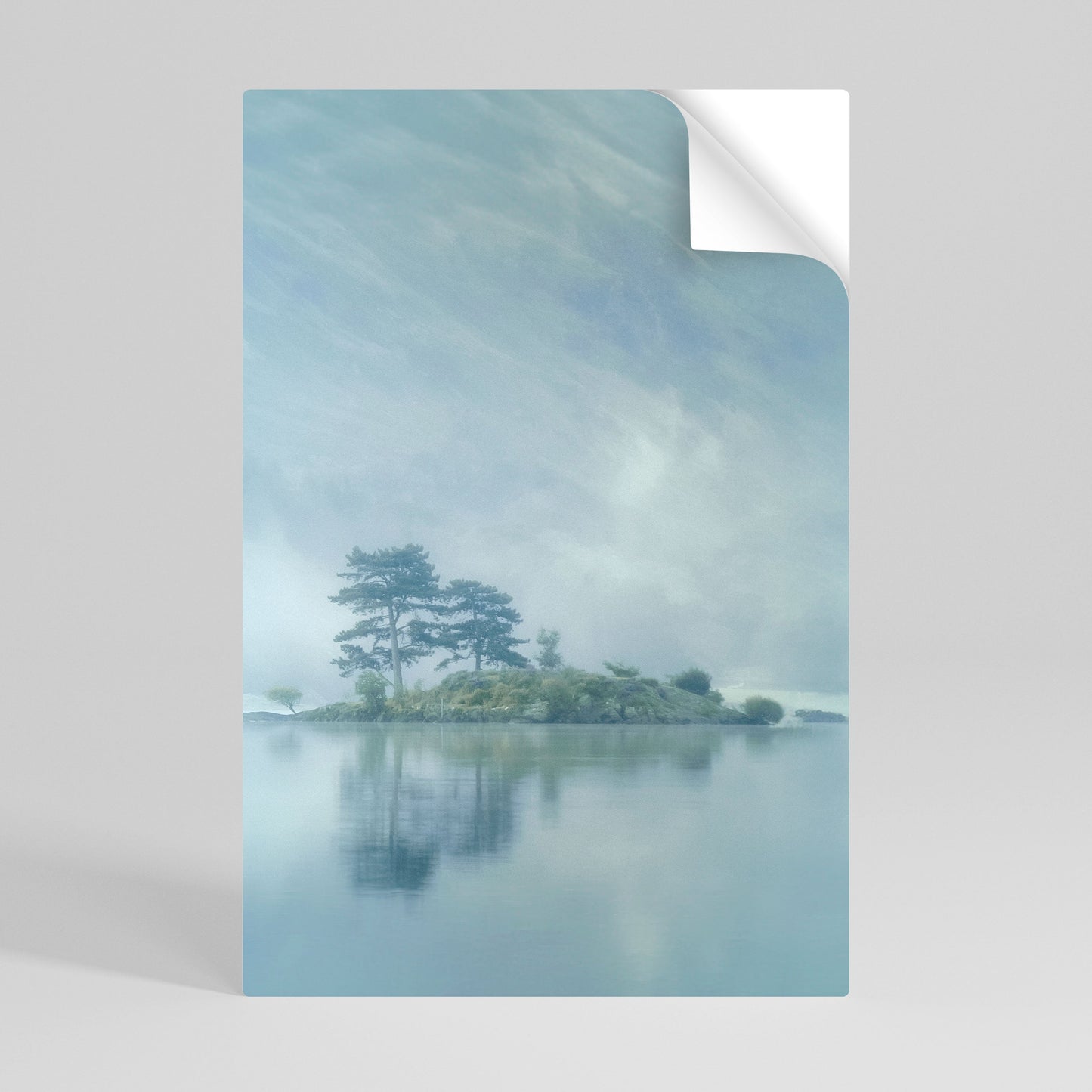 SILVER LAKE Poster verticale staccabile e attaccabile