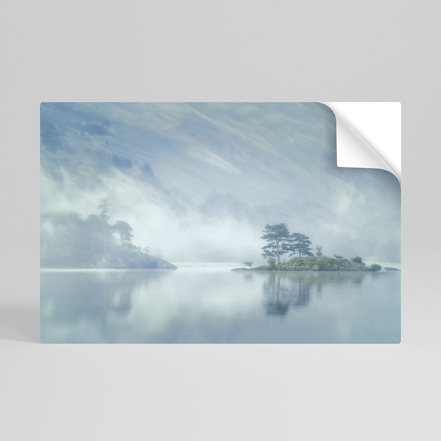 SILVER LAKE Poster orizzontale staccabile e attaccabile