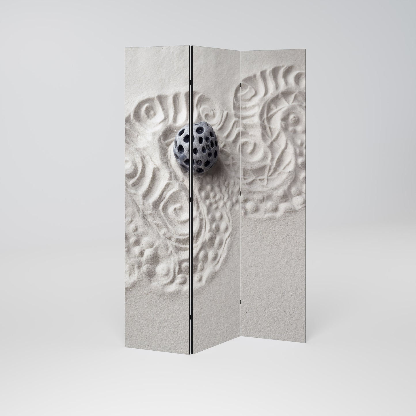 Serenity decorativo divisorio per ambienti a 3 pannelli SAND SCULPTED SERENITY