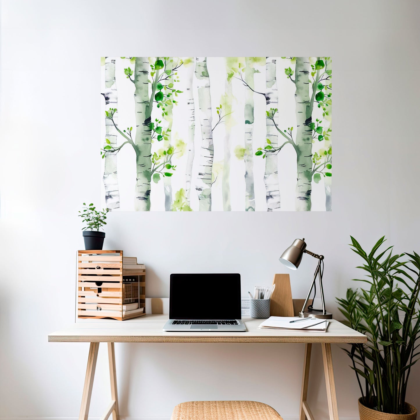 BIRCHY SOLACE Poster orizzontale staccabile e attaccabile