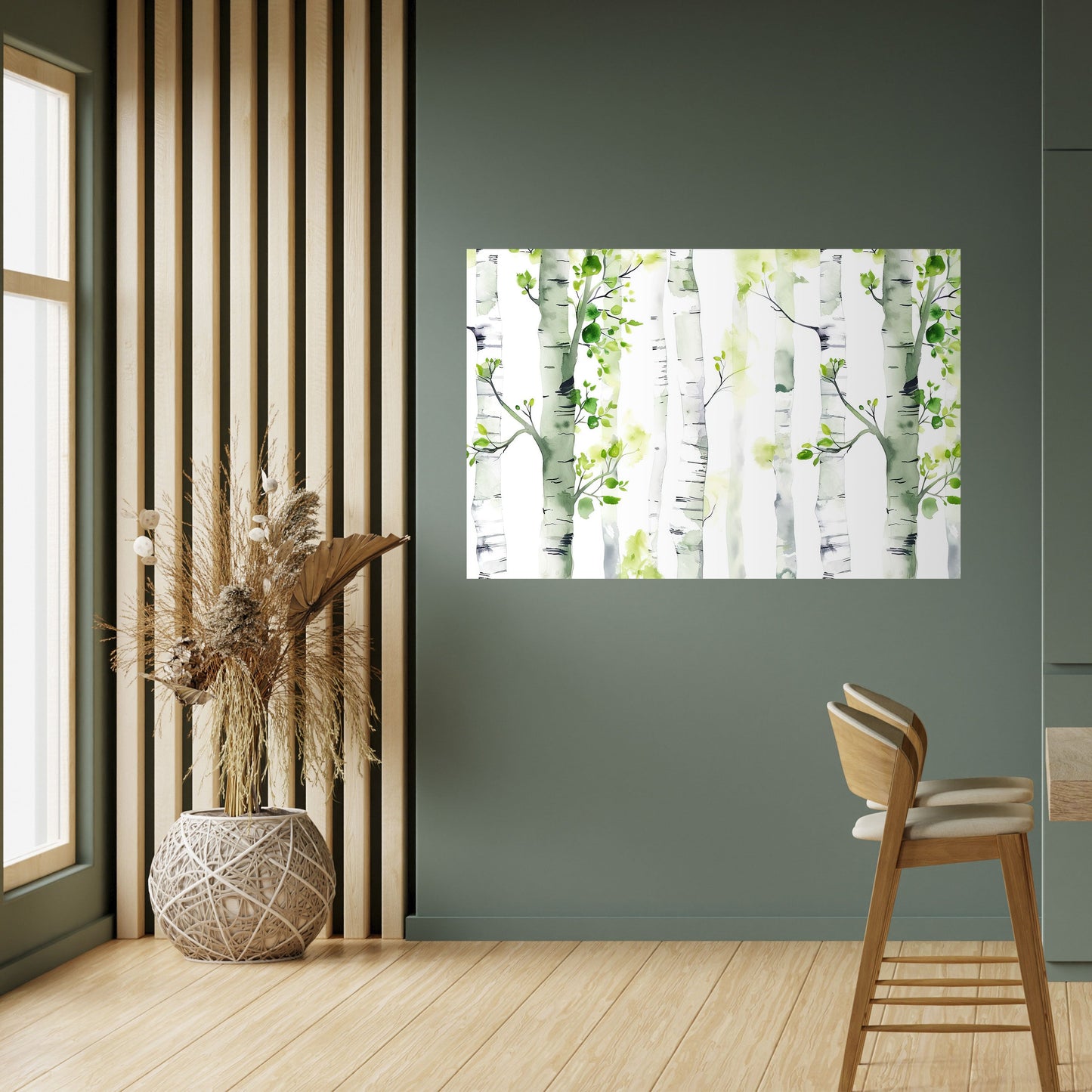 BIRCHY SOLACE Poster orizzontale staccabile e attaccabile