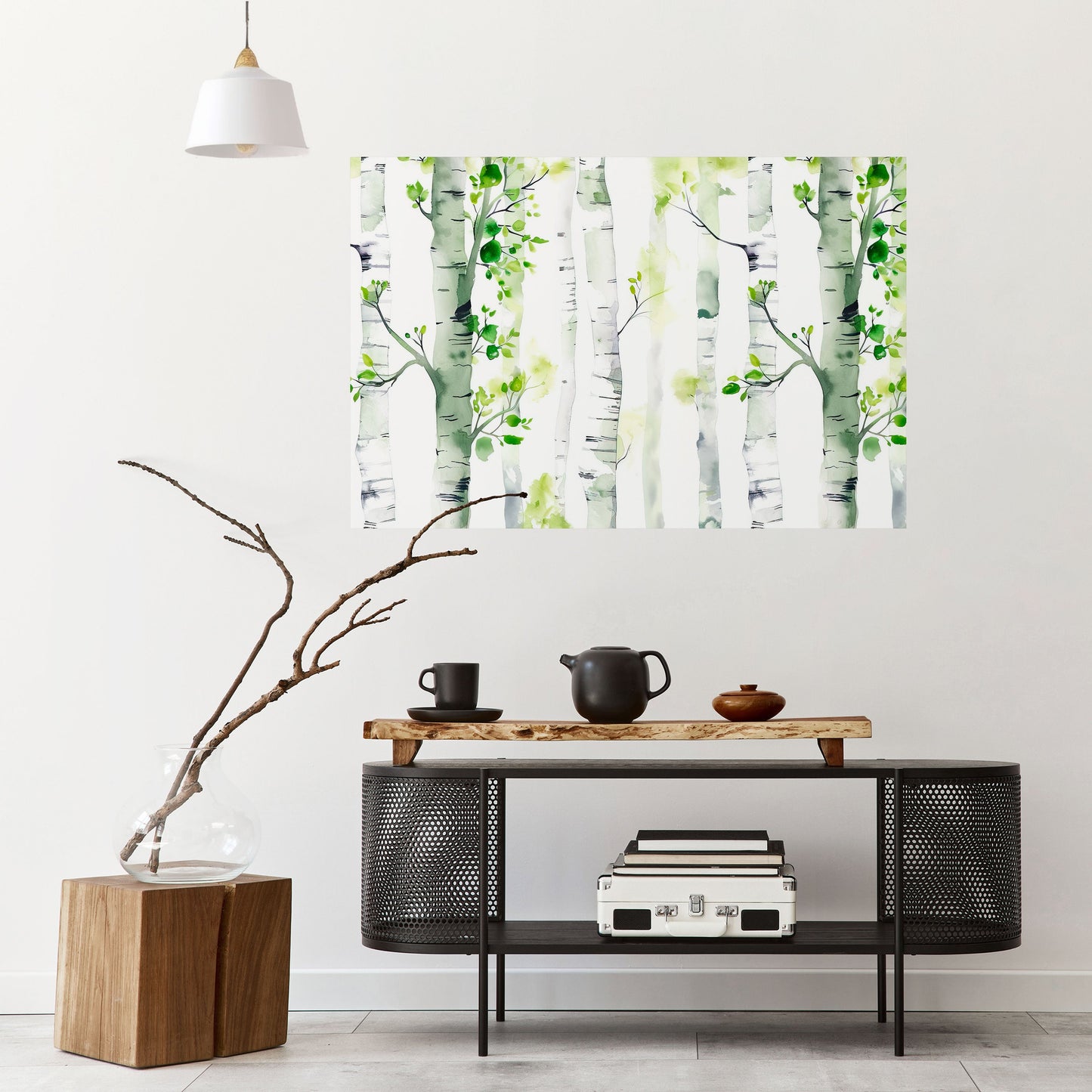 BIRCHY SOLACE Poster orizzontale staccabile e attaccabile