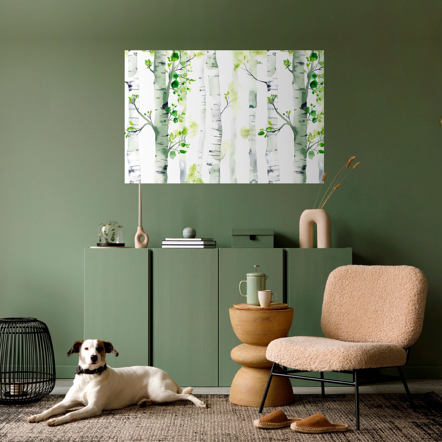 BIRCHY SOLACE Poster orizzontale staccabile e attaccabile