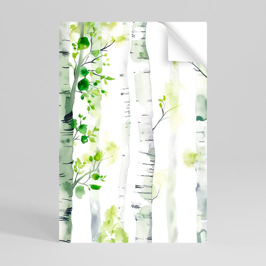 BIRCHY SOLACE Poster verticale staccabile e attaccabile