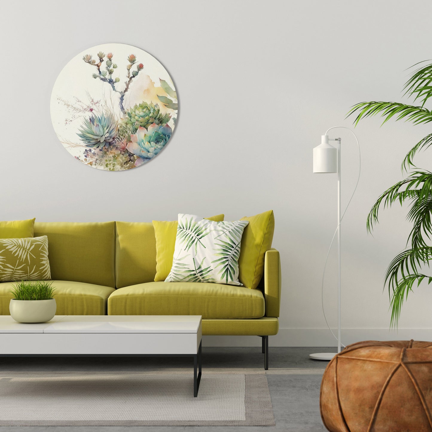 SECRET GARDEN Round Wall Art