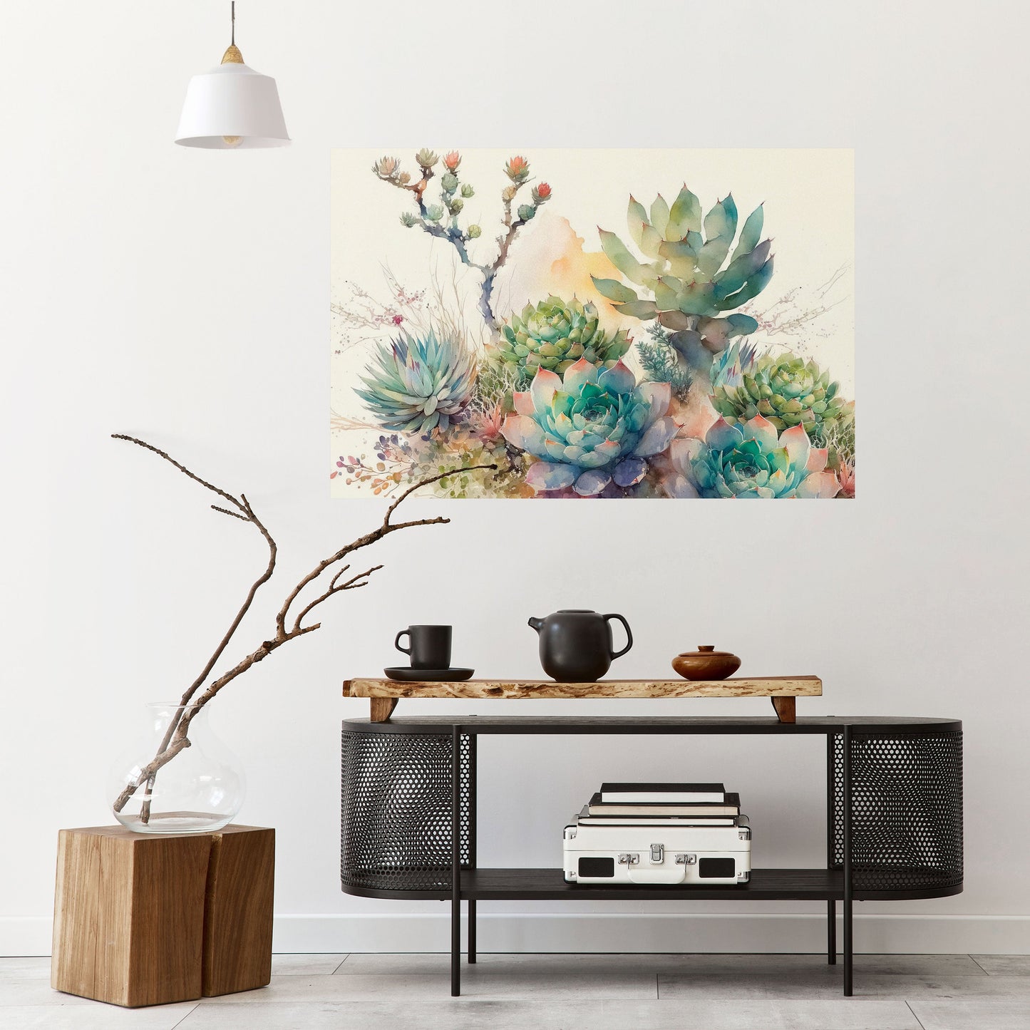 Poster orizzontale staccabile e attaccabile SECRET GARDEN
