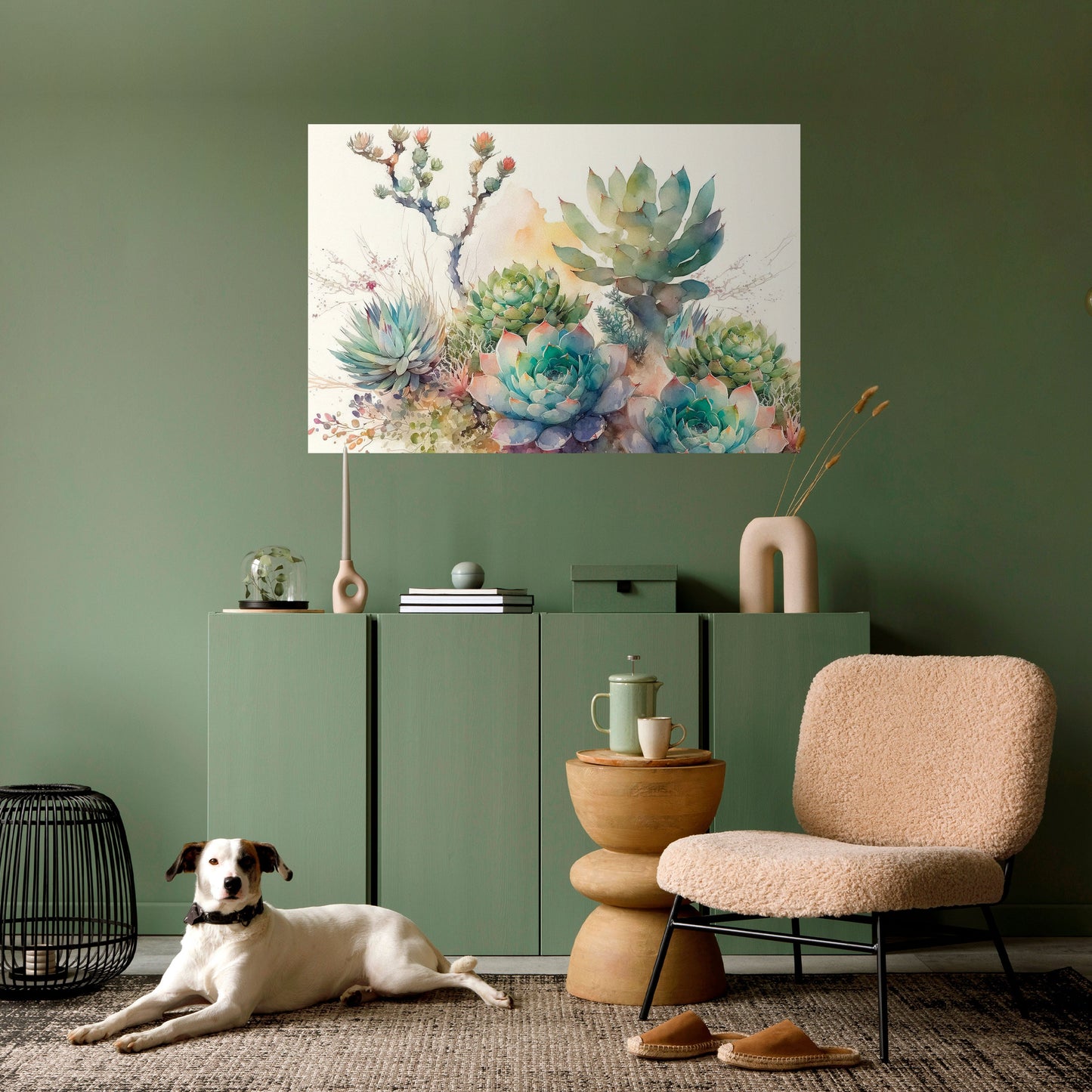Poster orizzontale staccabile e attaccabile SECRET GARDEN
