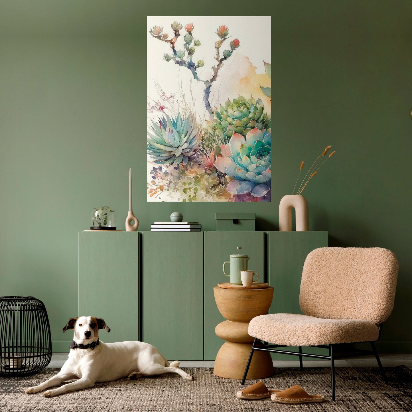 Poster verticale staccabile e attaccabile SECRET GARDEN