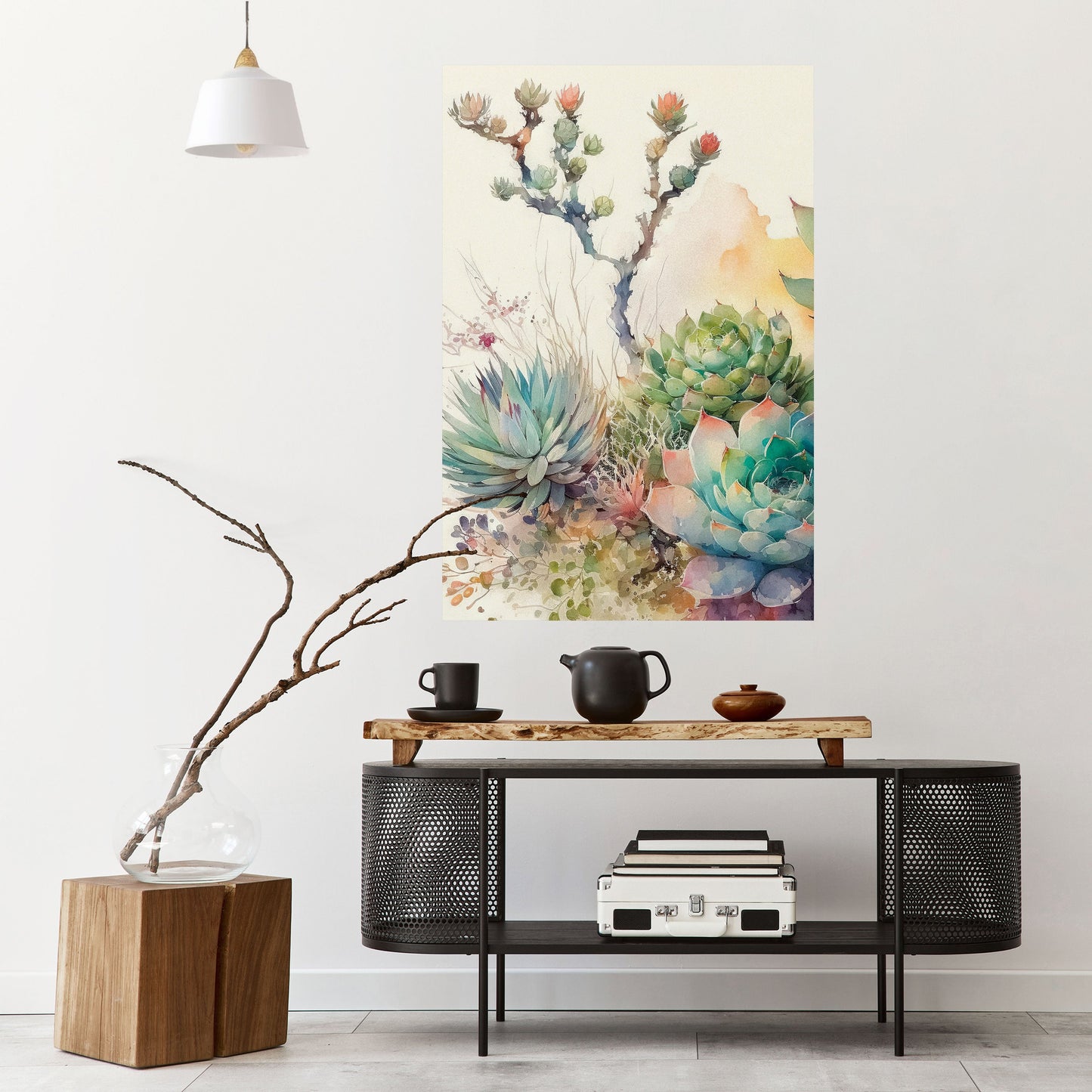 Poster verticale staccabile e attaccabile SECRET GARDEN