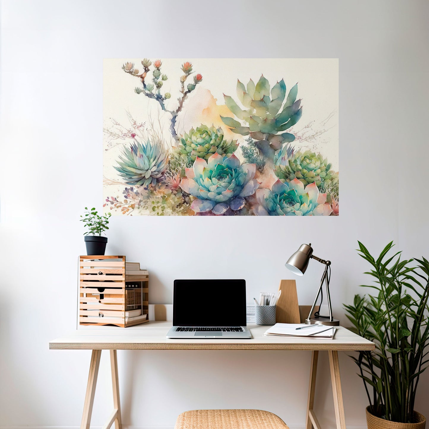 Poster orizzontale staccabile e attaccabile SECRET GARDEN