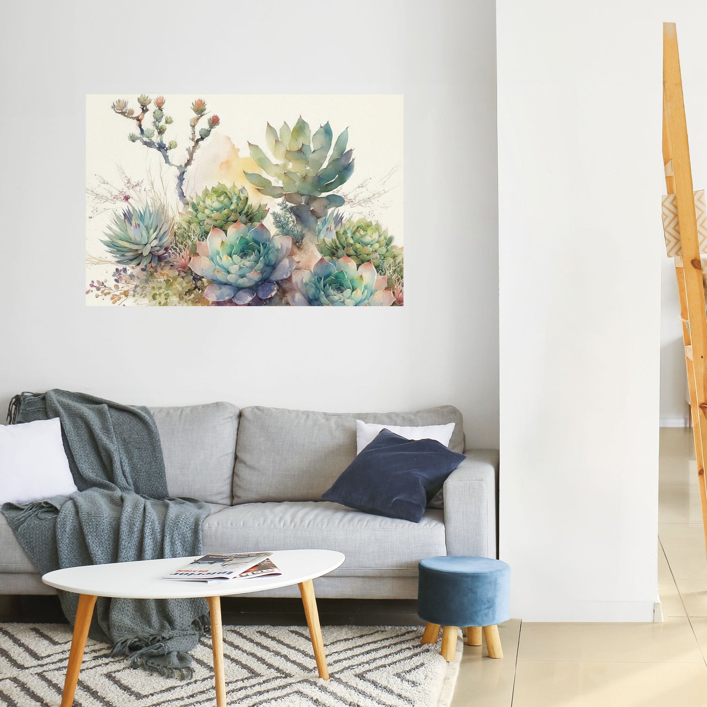 Poster orizzontale staccabile e attaccabile SECRET GARDEN