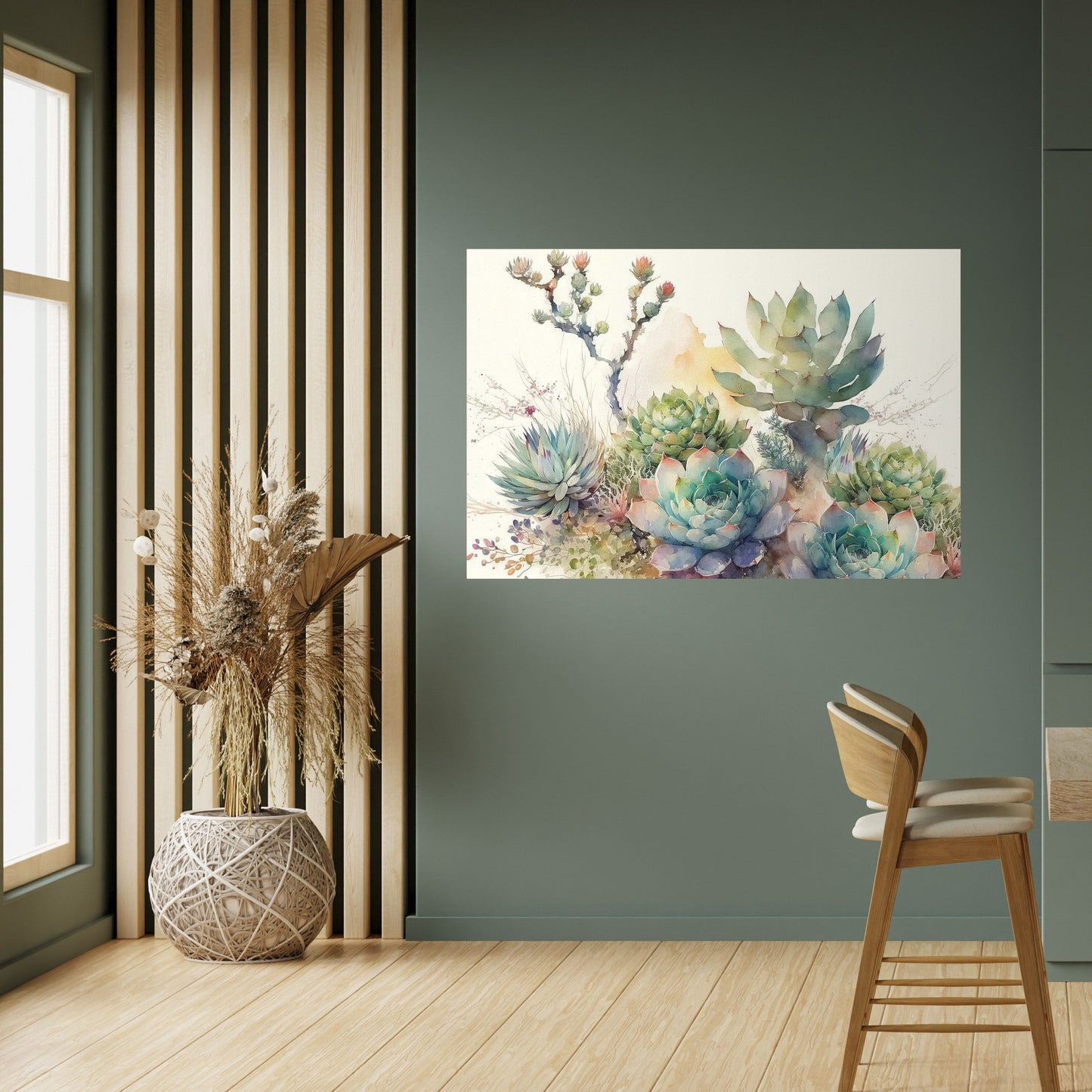 Poster orizzontale staccabile e attaccabile SECRET GARDEN