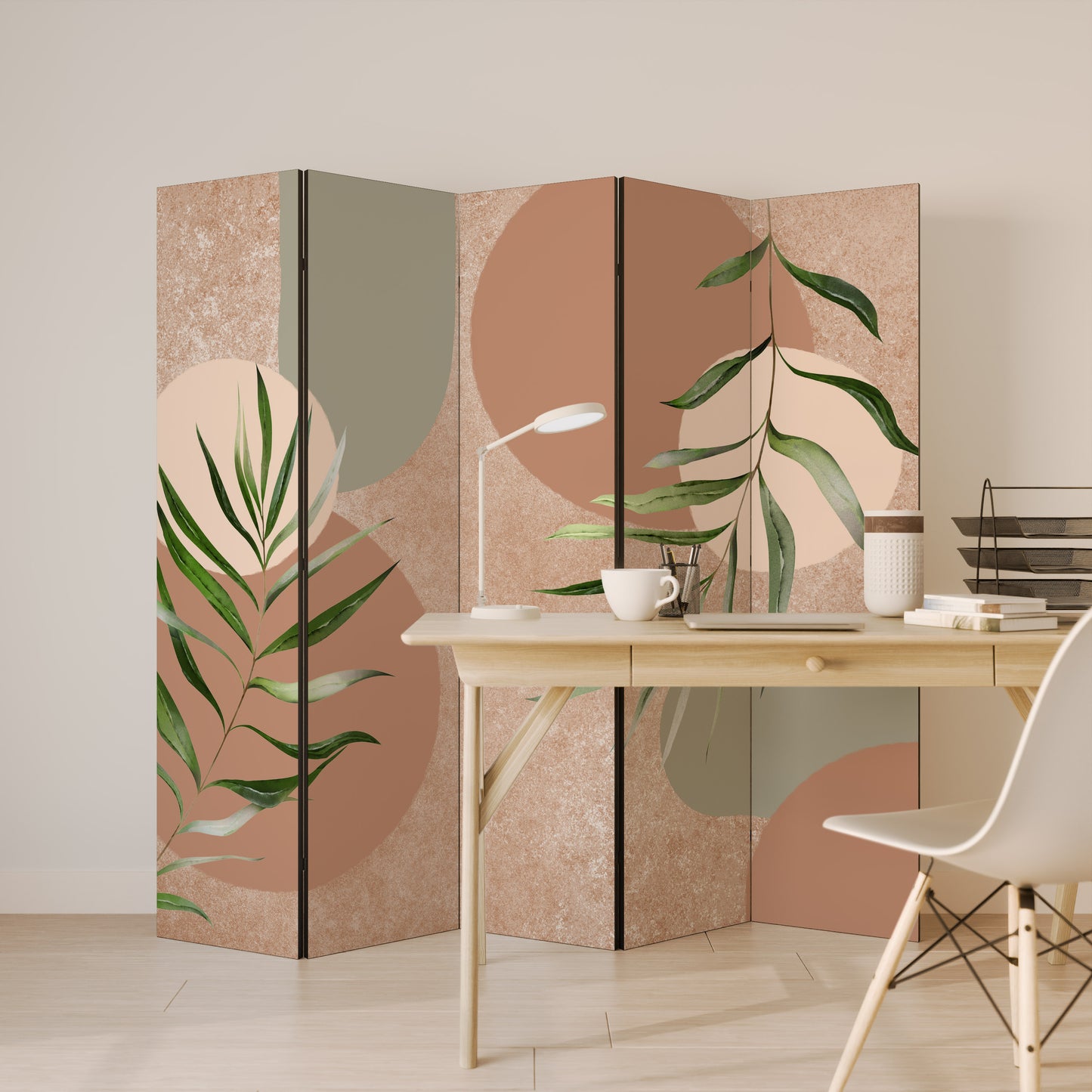 SENSUAL NATURE'S TAPESTRY - Divisorio decorativo per ambienti a 5 pannelli
