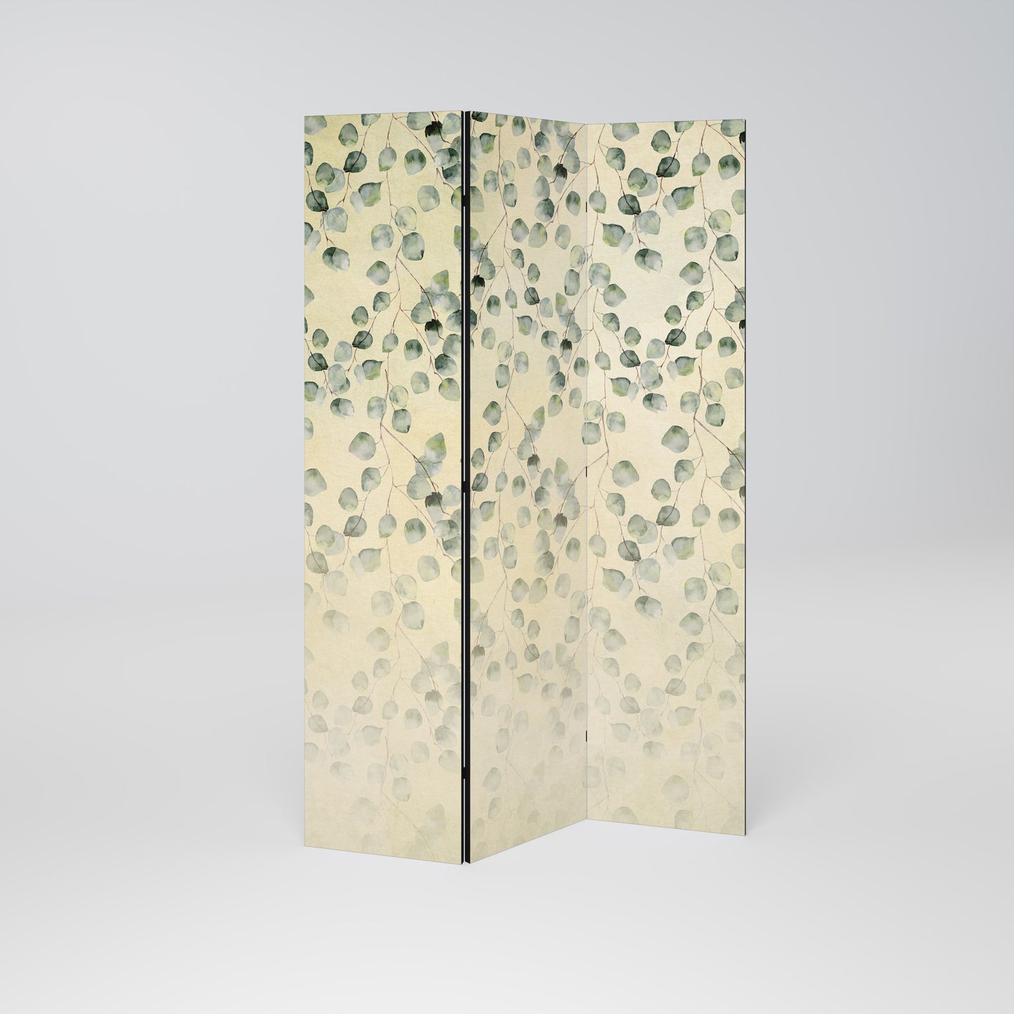 Divisorio decorativo per ambienti a 3 pannelli HIDDEN GARDEN TESSERACT