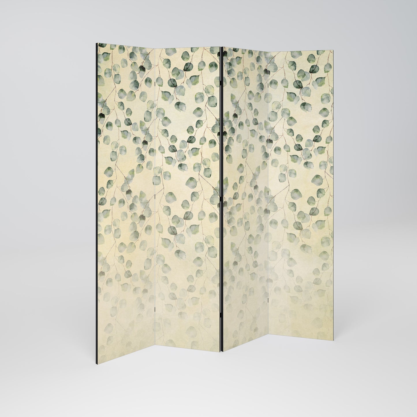 Divisorio decorativo per ambienti a 4 pannelli HIDDEN GARDEN TESSERACT