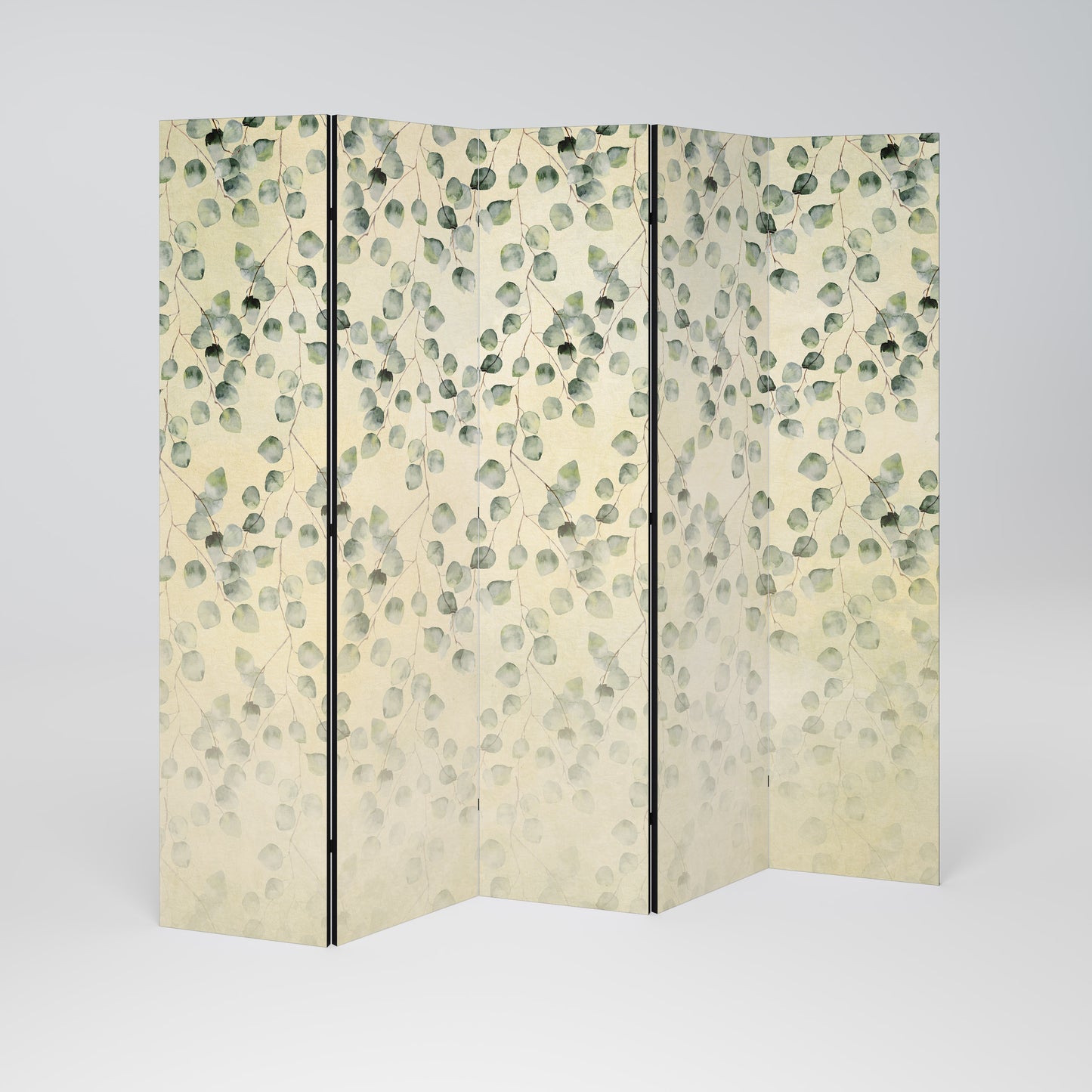 Divisorio decorativo per ambienti a 5 pannelli HIDDEN GARDEN TESSERACT