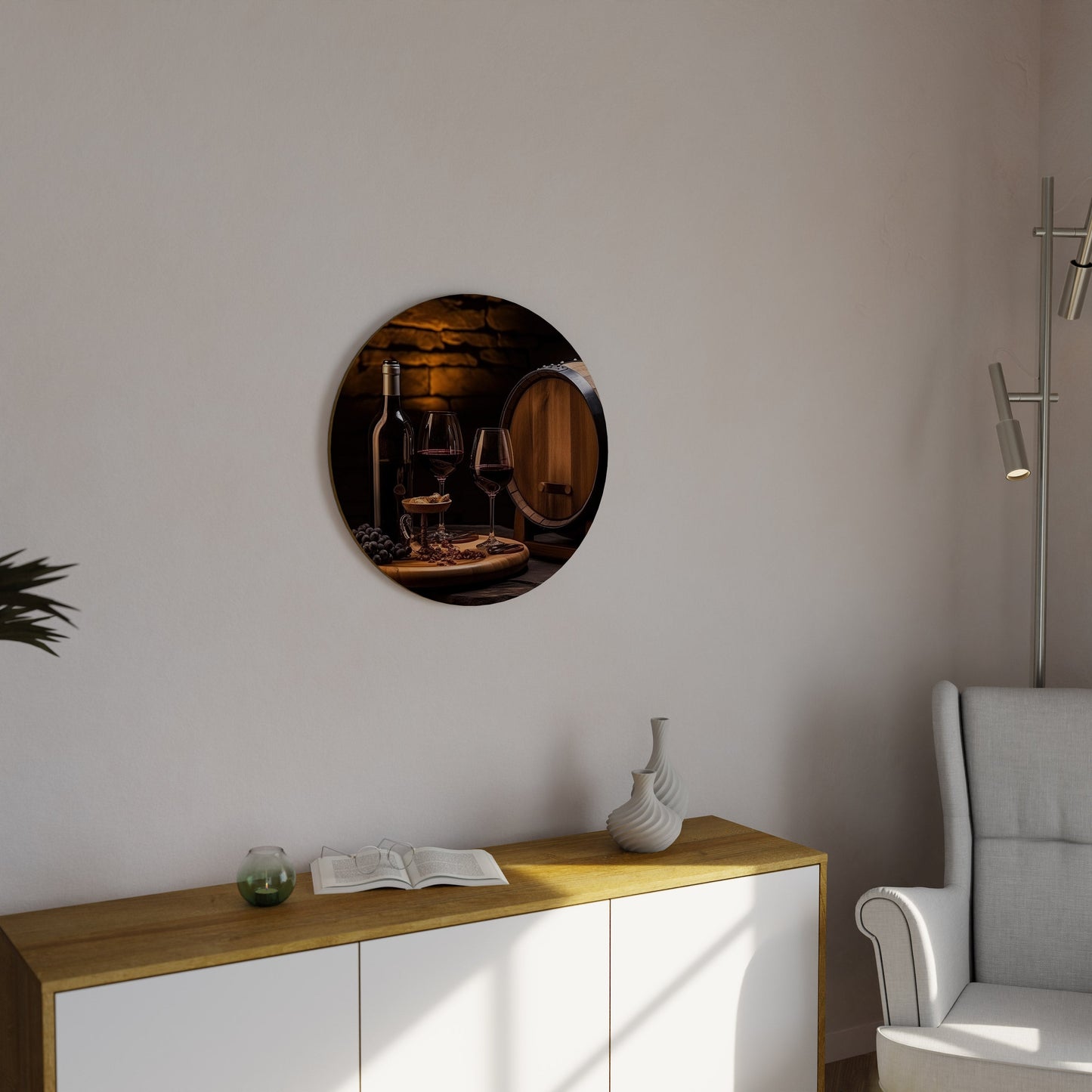 VINTAGE VIGNETTE Round Wall Art
