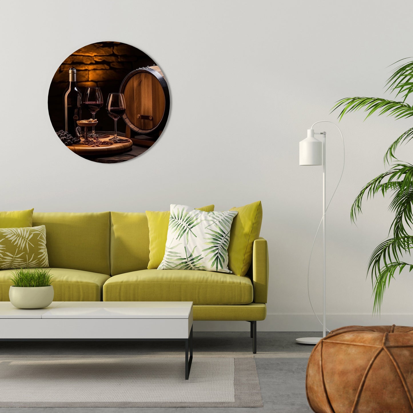 VINTAGE VIGNETTE Round Wall Art