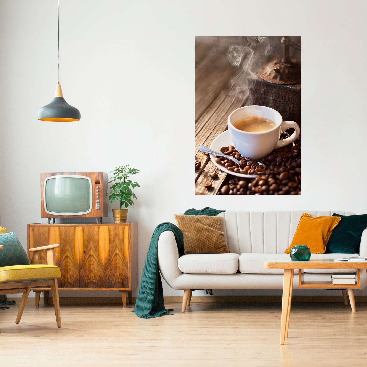 DELIZIA FUMO INFUSIONE Poster verticale staccabile e attaccabile