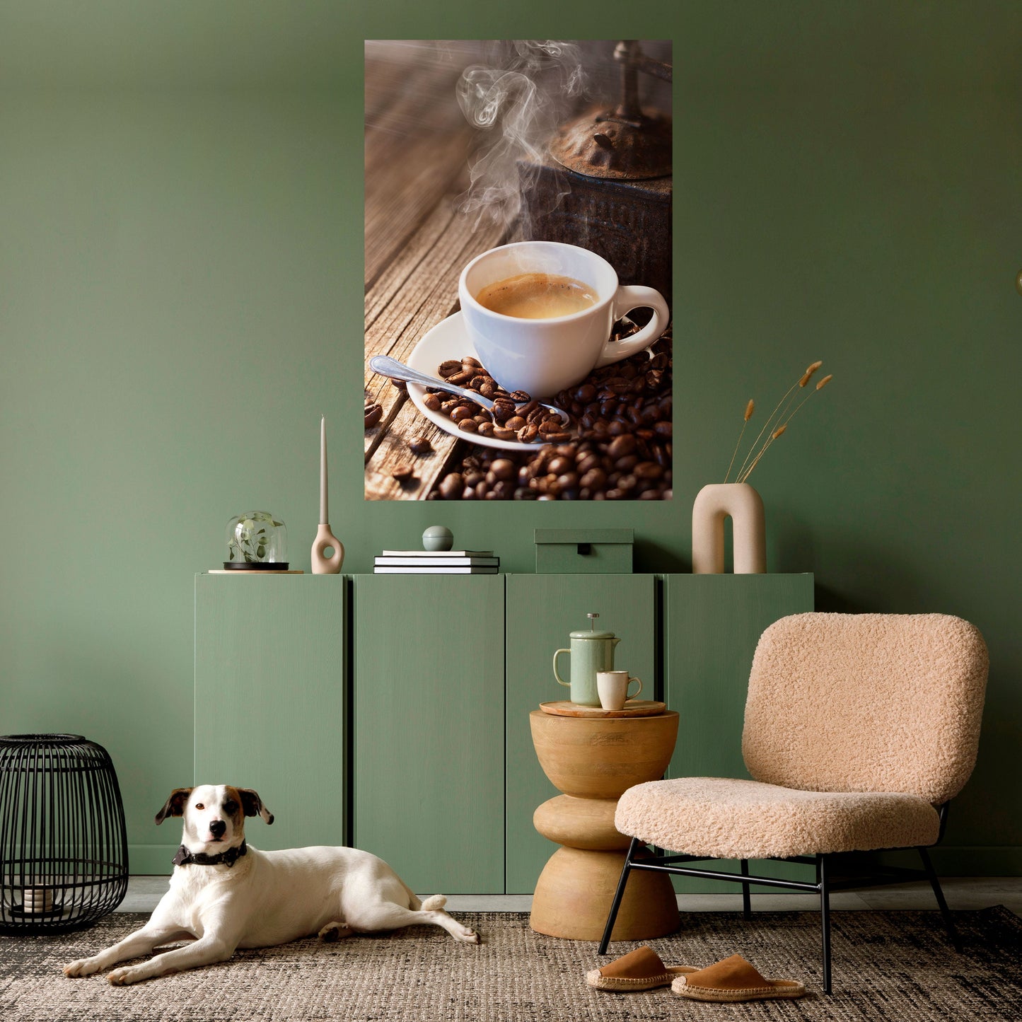 DELIZIA FUMO INFUSIONE Poster verticale staccabile e attaccabile