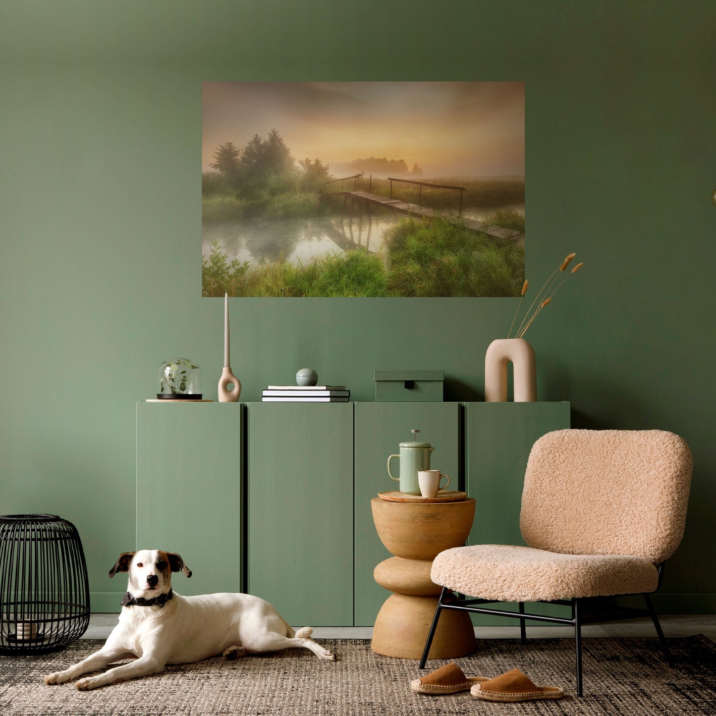 DREAMY HAZE Poster orizzontale staccabile e attaccabile