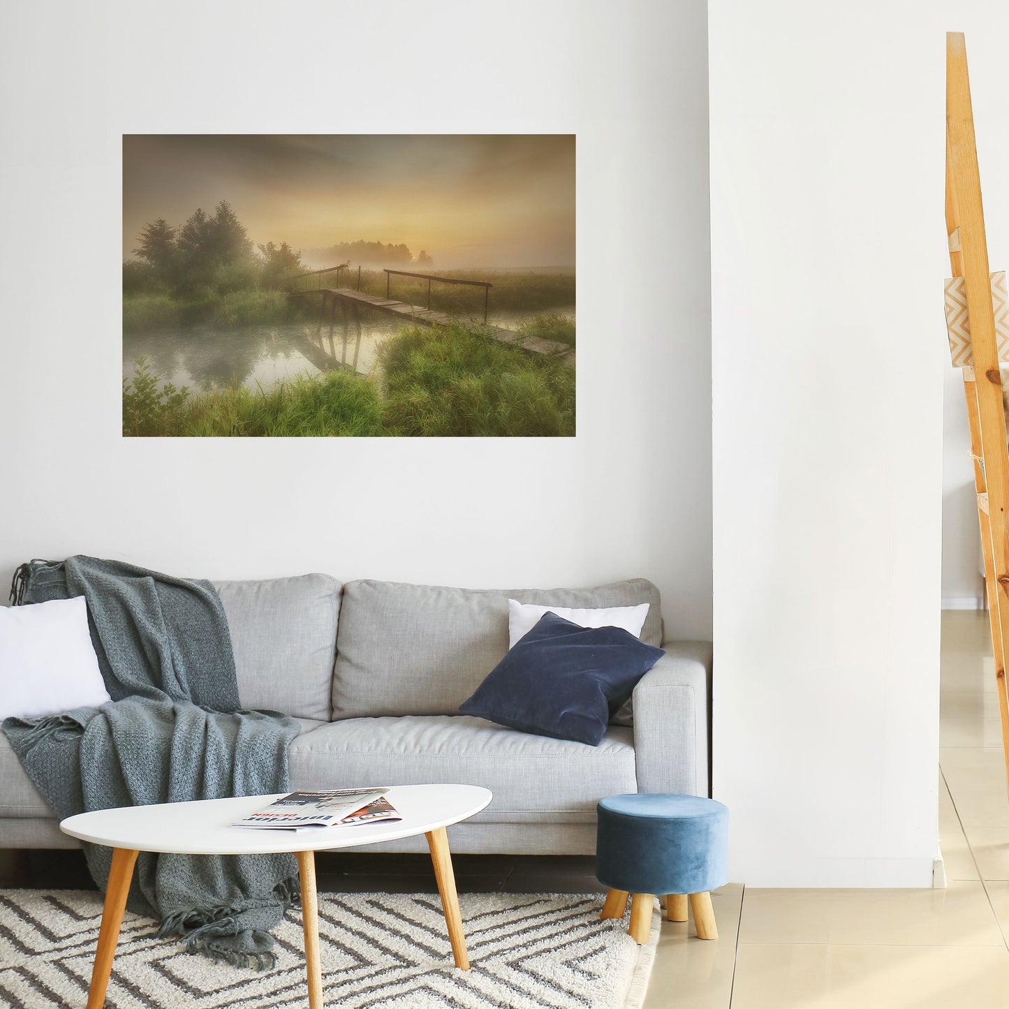 DREAMY HAZE Poster orizzontale staccabile e attaccabile