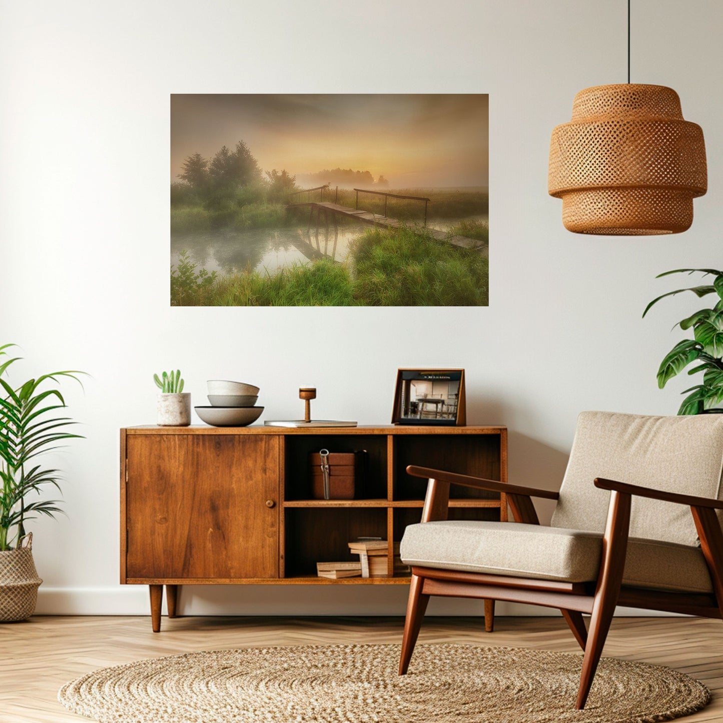 DREAMY HAZE Poster orizzontale staccabile e attaccabile