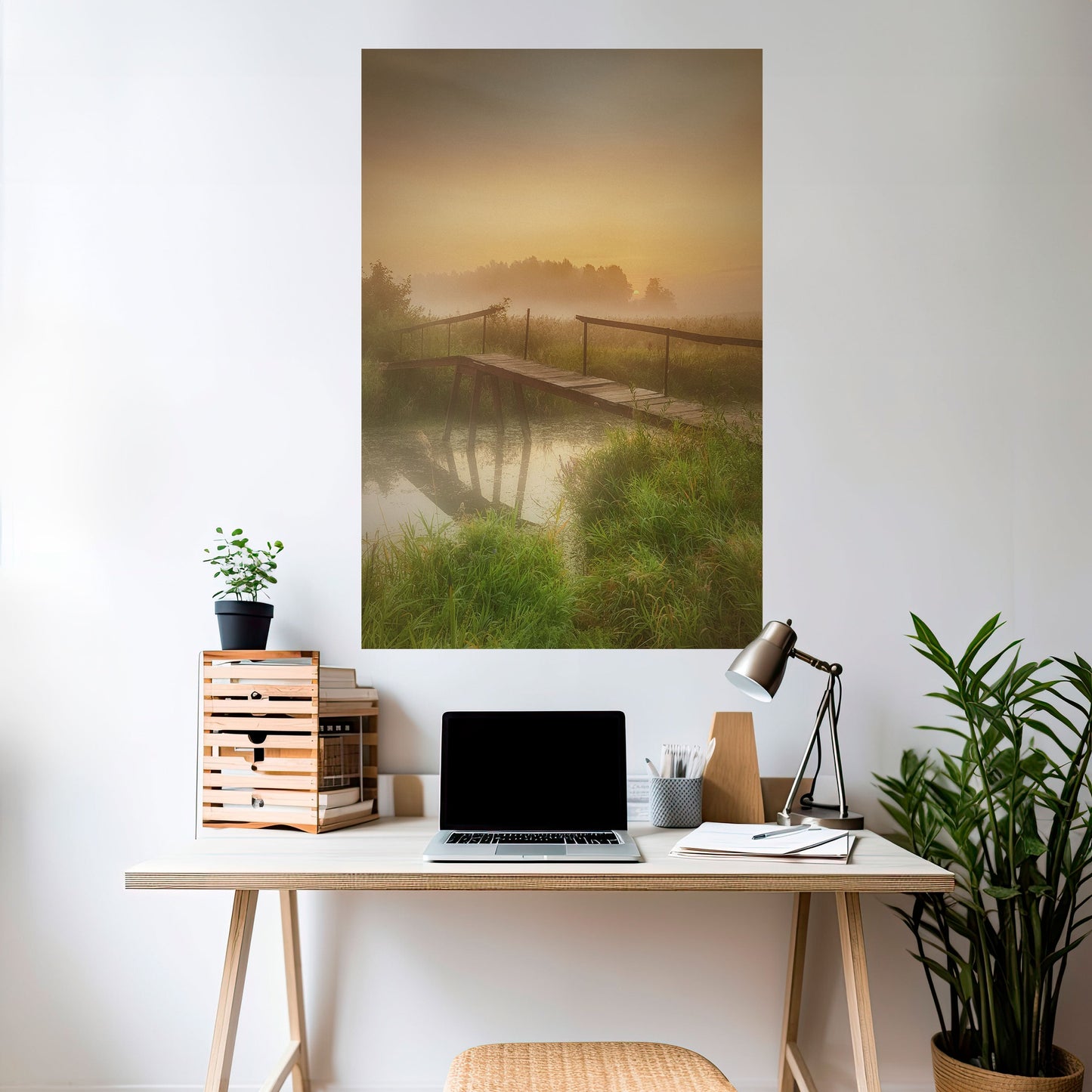 DREAMY HAZE Poster verticale staccabile e attaccabile