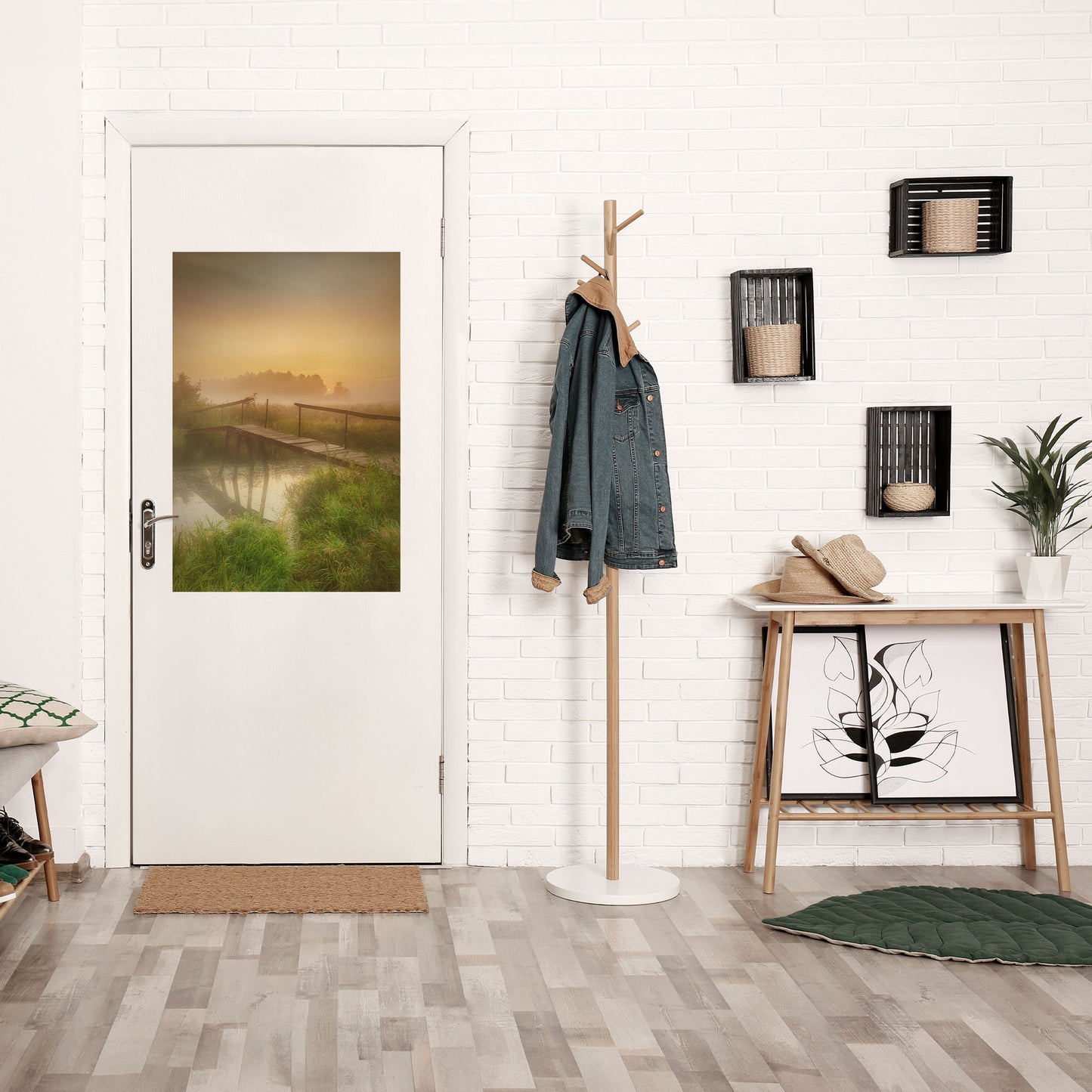 DREAMY HAZE Poster verticale staccabile e attaccabile